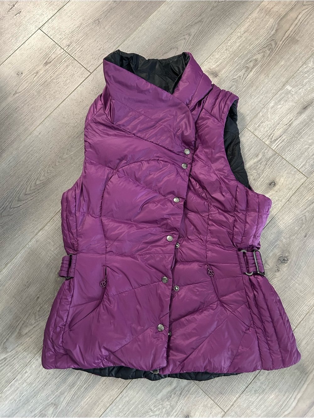 lululemon athletica Quilted Plum Purple Puffer Vest